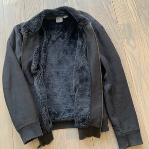 Armani Exchange Men’s Faux Fur Lined Coat